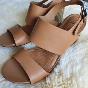 Clarks Banoy Tulia Leather Dress Sandals Sz 9.5